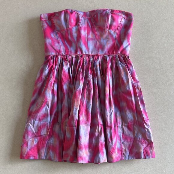 Rebecca Taylor Aurora Strapless Corset Dress ASO Lemonade Mouth - Picture 3 of 8